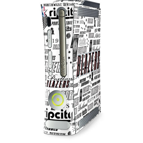 NBA Portland Trail Blazers Historic Blast Xbox 360 (Includes HDD) Skin